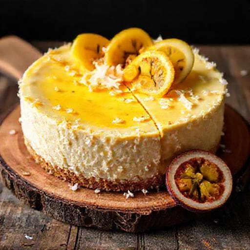 Bánh Phô Mai Chanh Dây Dừa