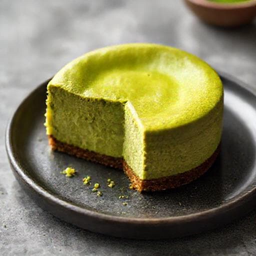 Bánh Bông Lan Phô Mai Matcha Nhật Bản