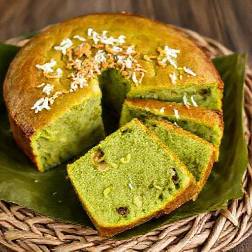 Bánh chuối nướng lá dứa