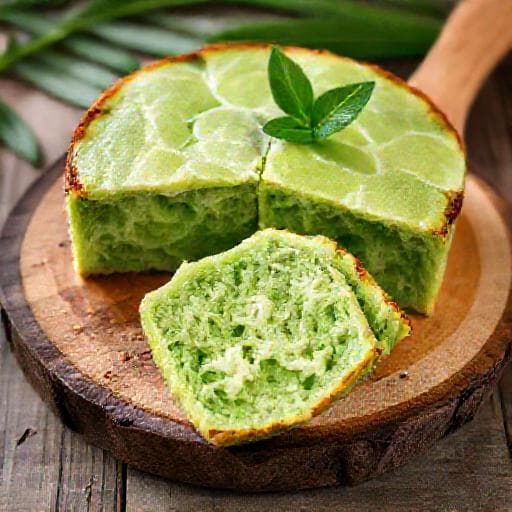 Bánh Sắn Nướng Nước Cốt Dừa Lá Dứa