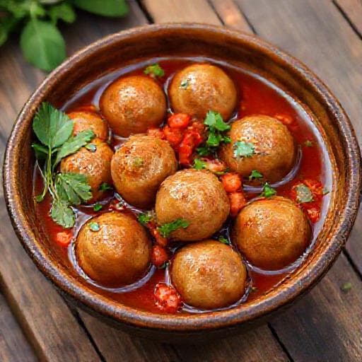 Xíu mại sốt cà chua truyền thống