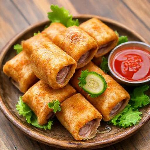 Nem Chua Rán Truyền Thống