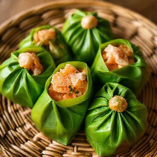 Chả Cua Huế Hấp Lá Chuối
