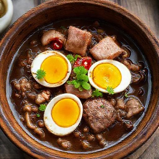 Mắm Chưng Trứng Thịt Ba Chỉ (Truyền Thống)