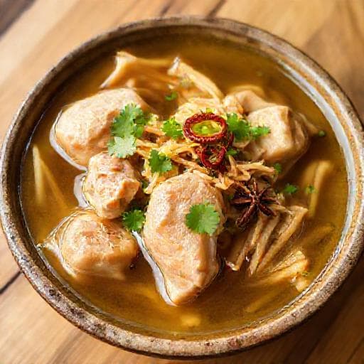 Gà Nấu Măng Khô Truyền Thống