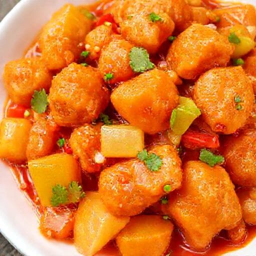 Gà Sốt Chua Ngọt Truyền Thống