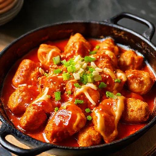 Gà Sốt Phô Mai Kiểu Hàn Quốc