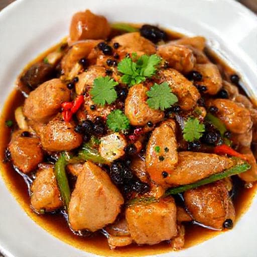 Gà Sốt Tiêu Đen Truyền Thống
