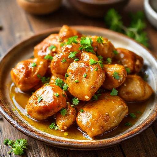 Gà Sốt Bơ Tỏi Truyền Thống